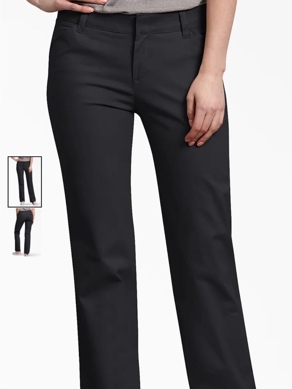 Dickies Women’s Straight Leg Pants in Black